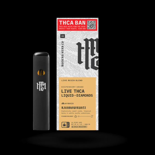 TMHC Live Resin Liquid Diamonds Disposable / Rainbow Runtz